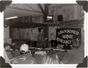 Abandoned Mine Research Giving Lecture