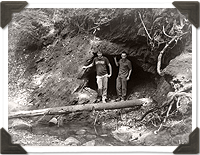 Abandoned mine adit
